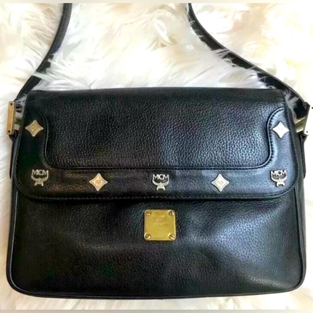 MCM VINTAGE STUDDED LUX Crossbody